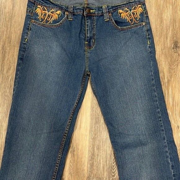 Coogi Australian authentic embroidered bootcut jeans - Picture 6 of 11